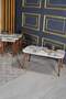 Wooden Square Coffee Table Set
