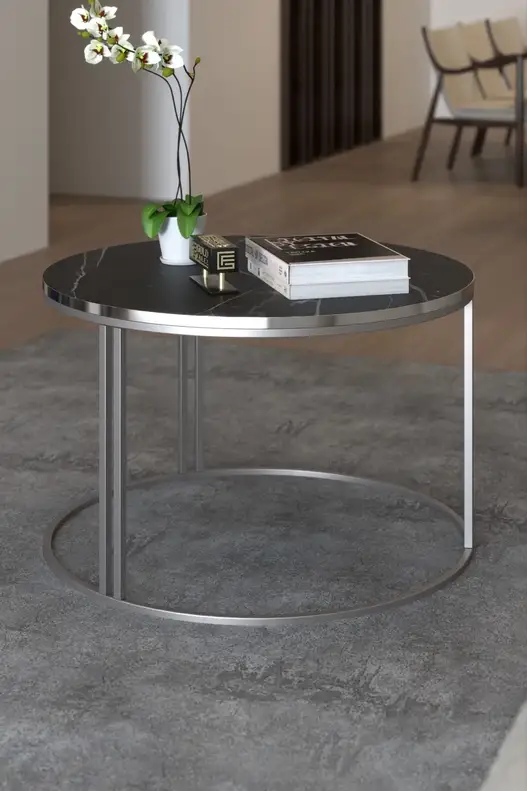Orta Sehpa Tekli Gümüş Lux Special