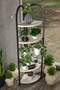 Bohemian Corner Flower Bed with 5 Shelves