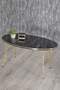 Gold Wire Double Gold Coffee Table Set Ellipse