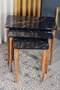 Wooden Square Coffee Table Set