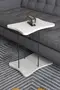 Side Table with Wheels