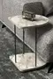 Wheeled Side Table Oval