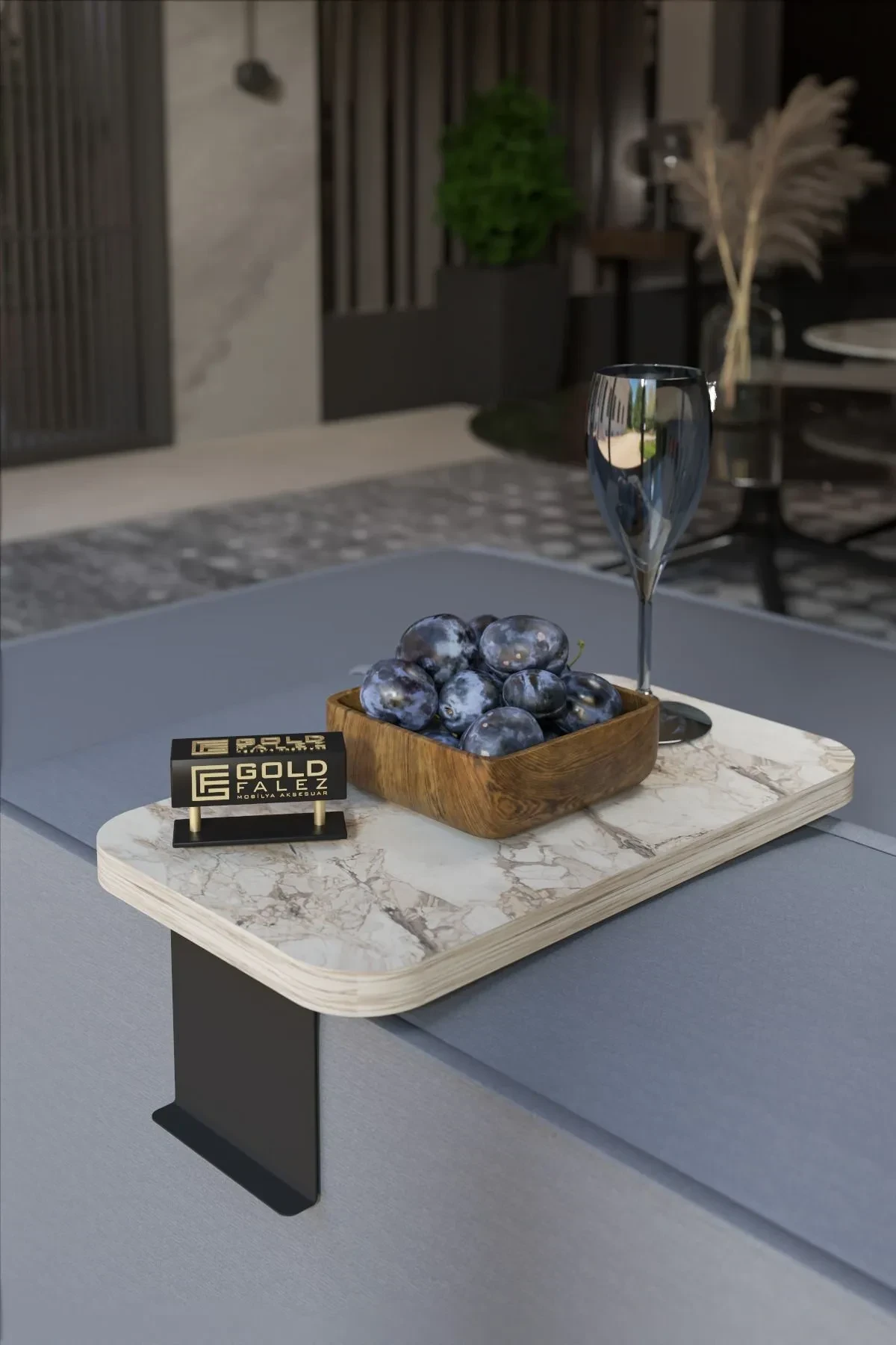 Dekoratif Yan Sehpa Dikdörtgen