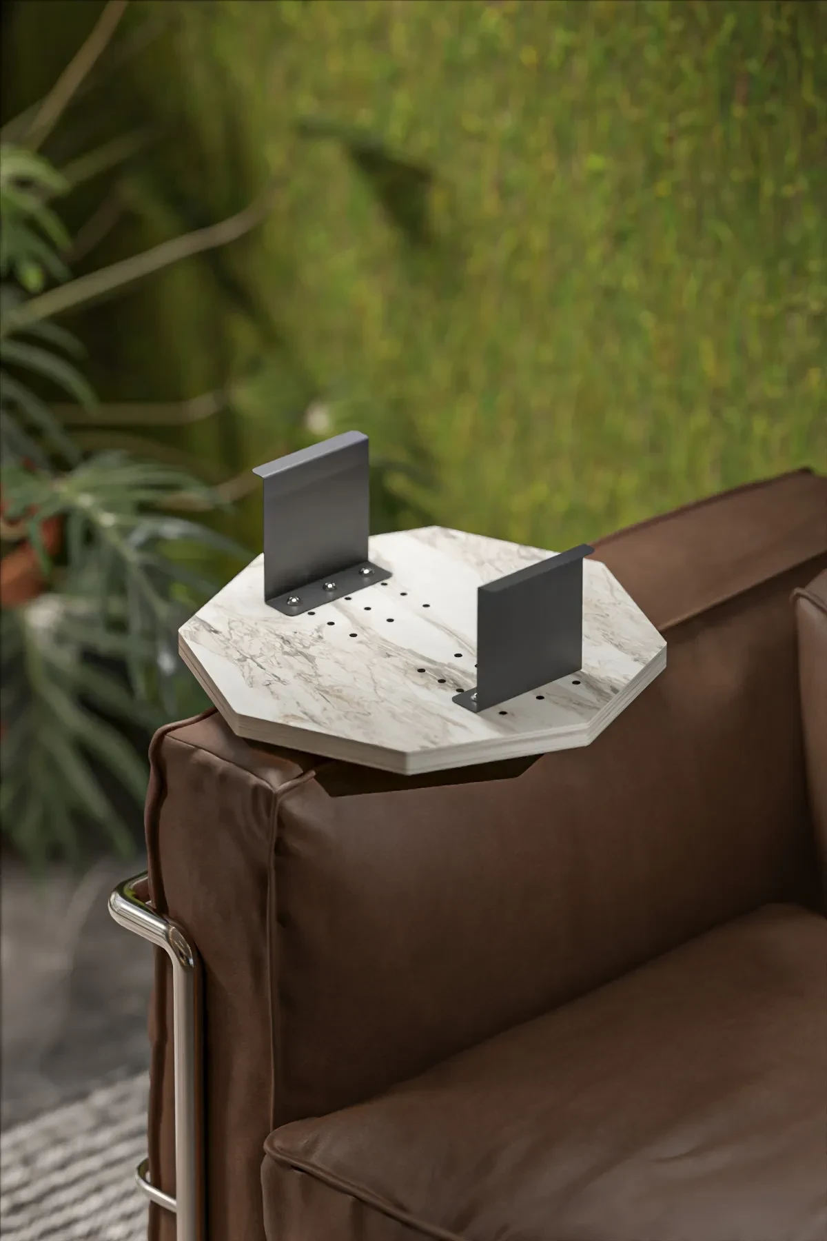 Dekoratif Yan Sehpa Sekizgen