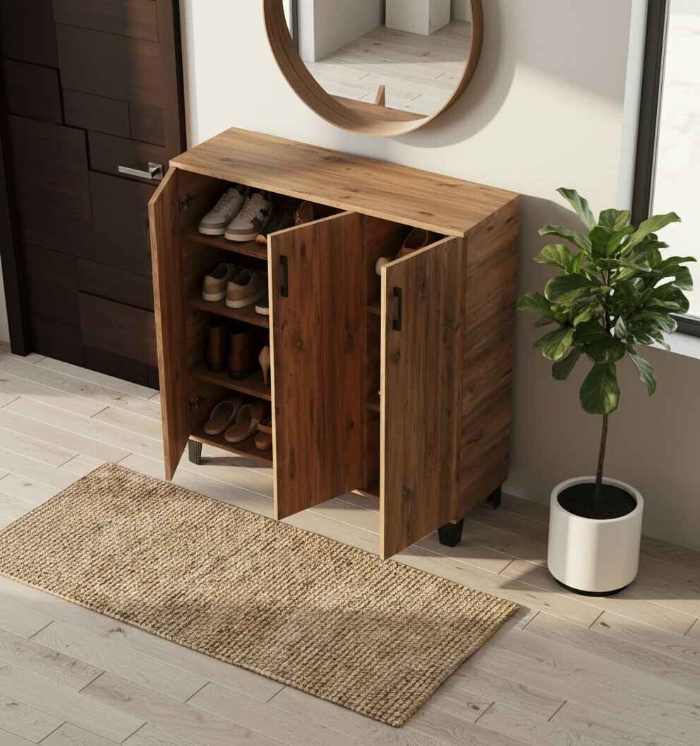 3 Kapaklı Ayakkabılık - Farklı Açı