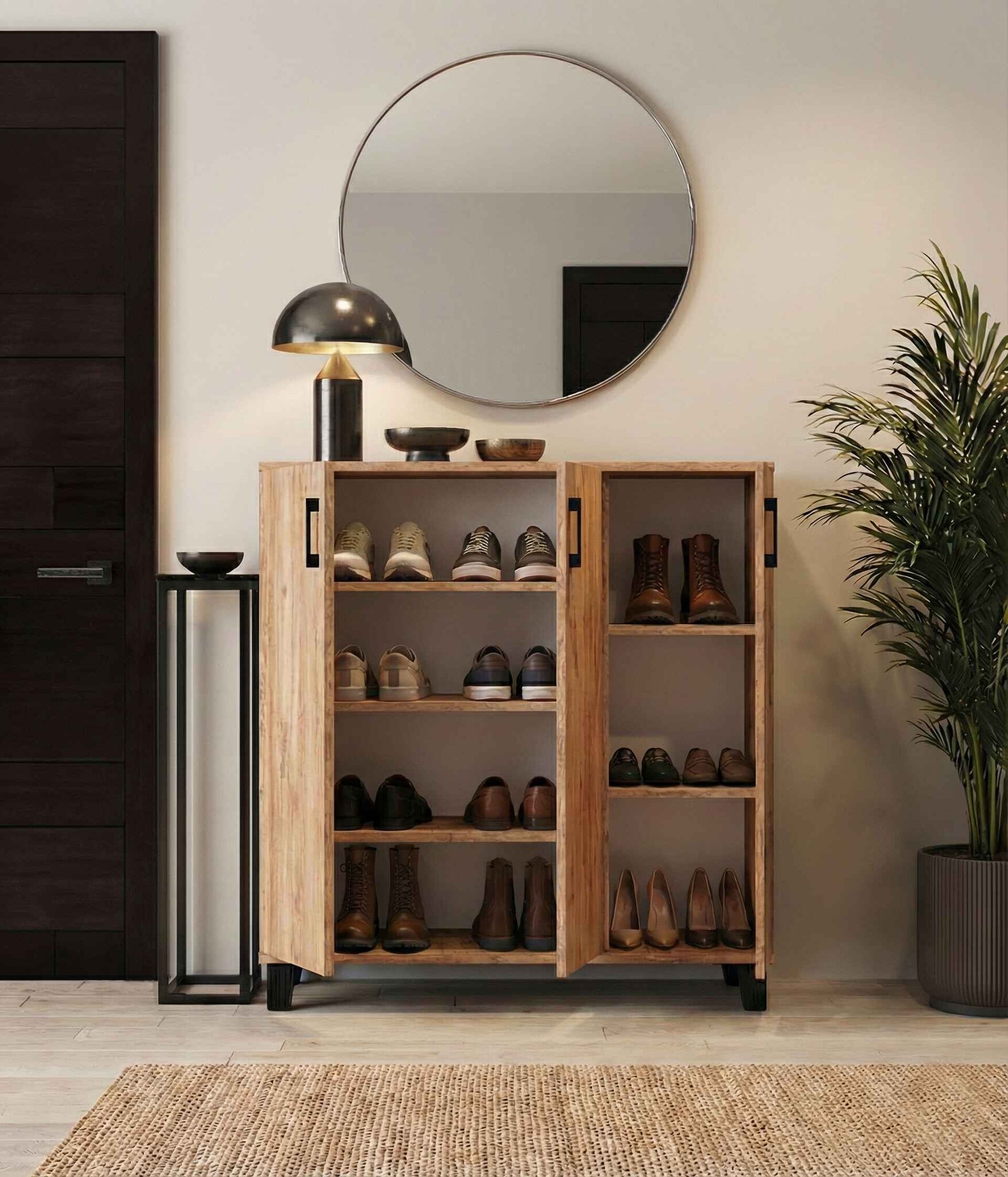 3 Kapaklı Ayakkabılık - Kullanım