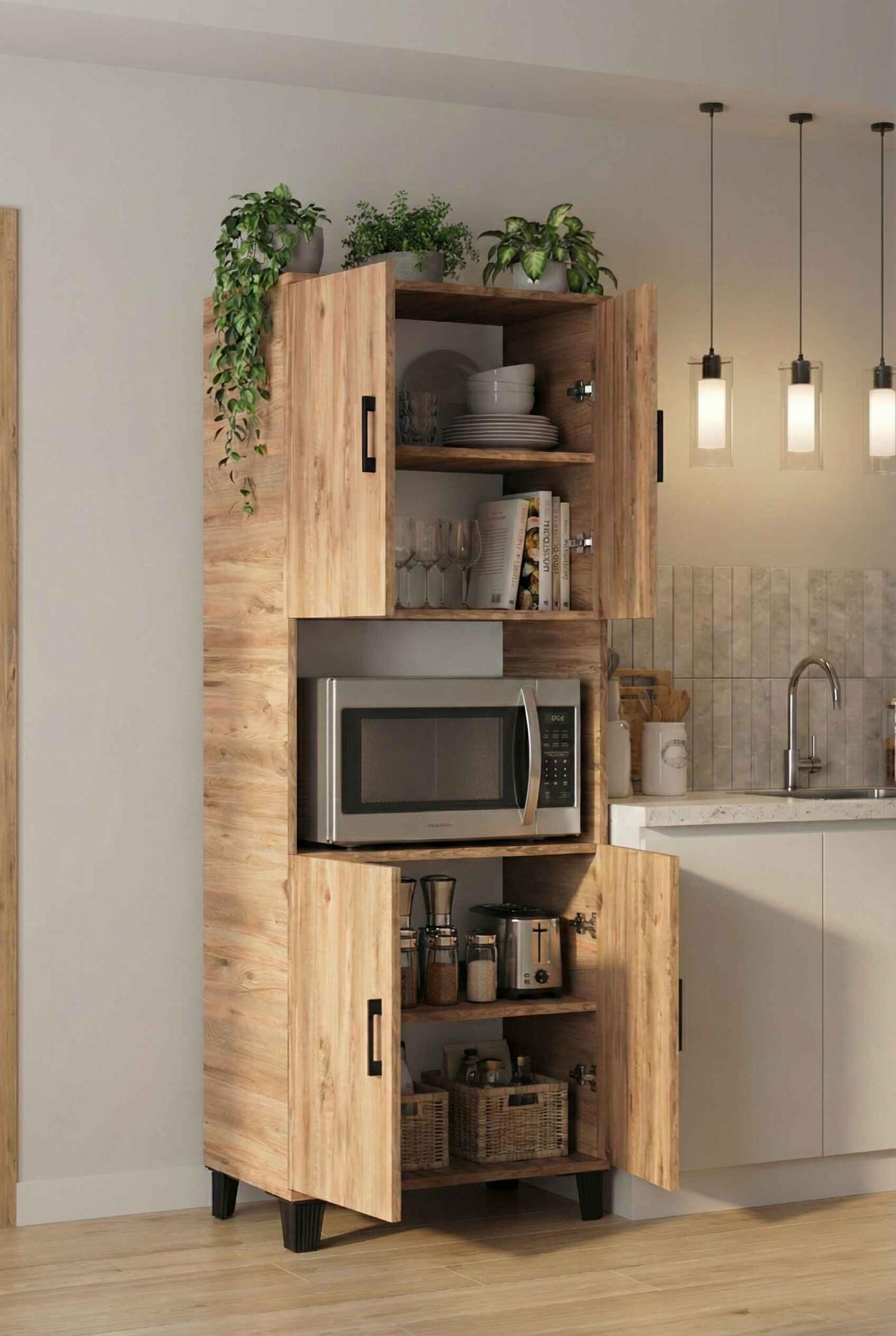 Dikey Fırın Dolabı 170 cm - Detay