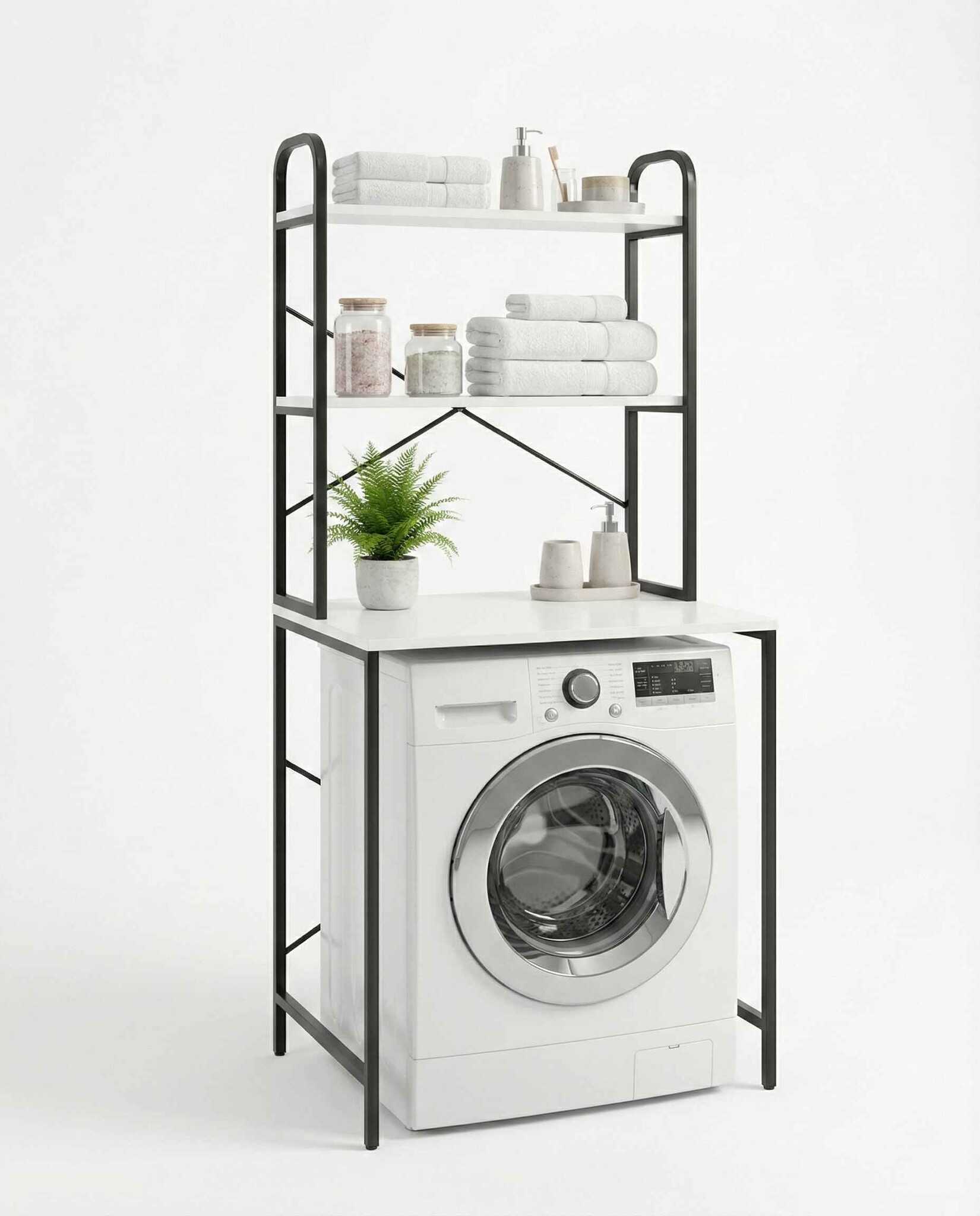 Çok Amaçlı 2 raflı  Metal Banyo Düzenleyici - Detay