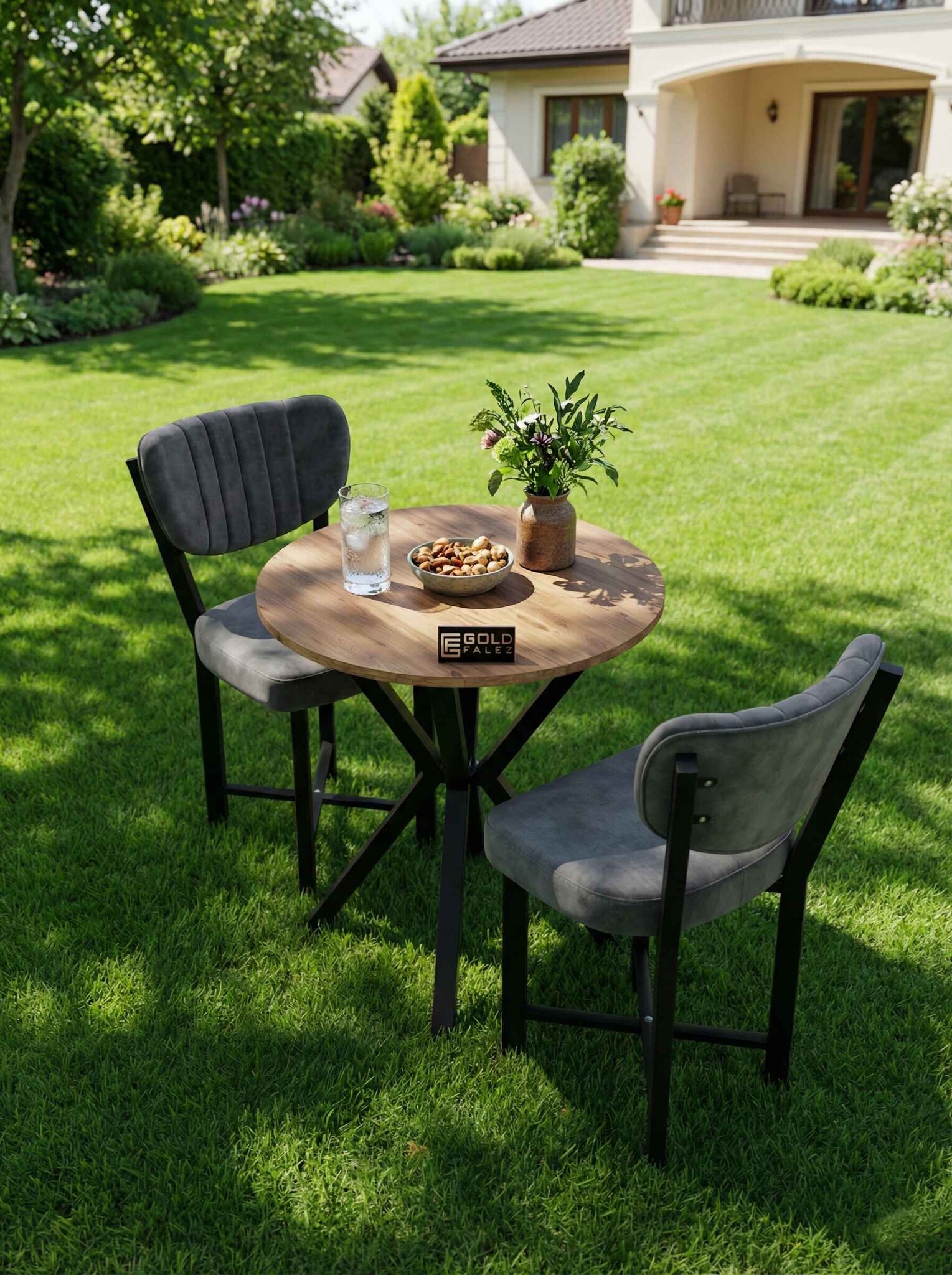 Elma Masa Takımı 70 Çap - Farklı Açı