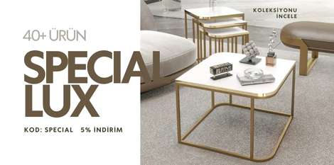 Special Lux Kategorisinde 5% İndirim Kodu